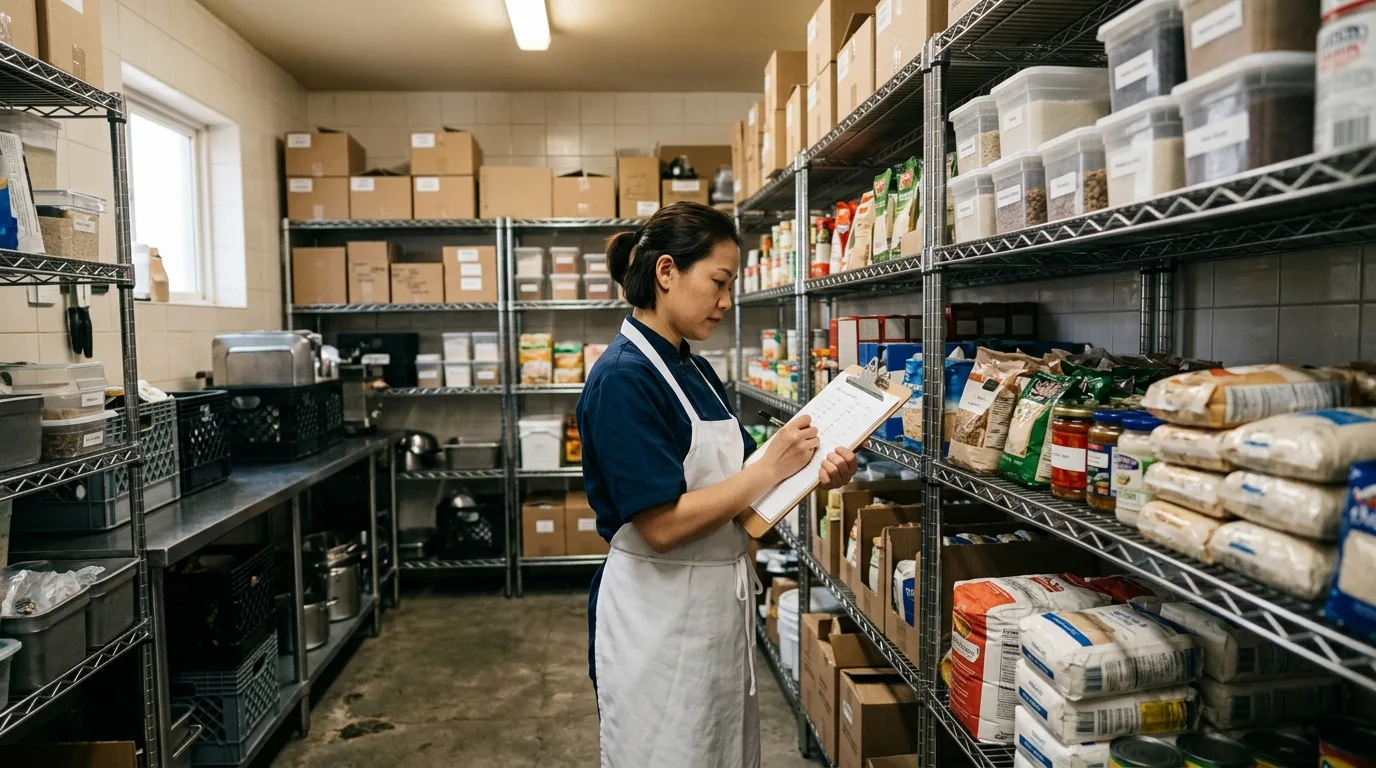 Como fazer a contagem de estoque na cozinha sem parar a operação