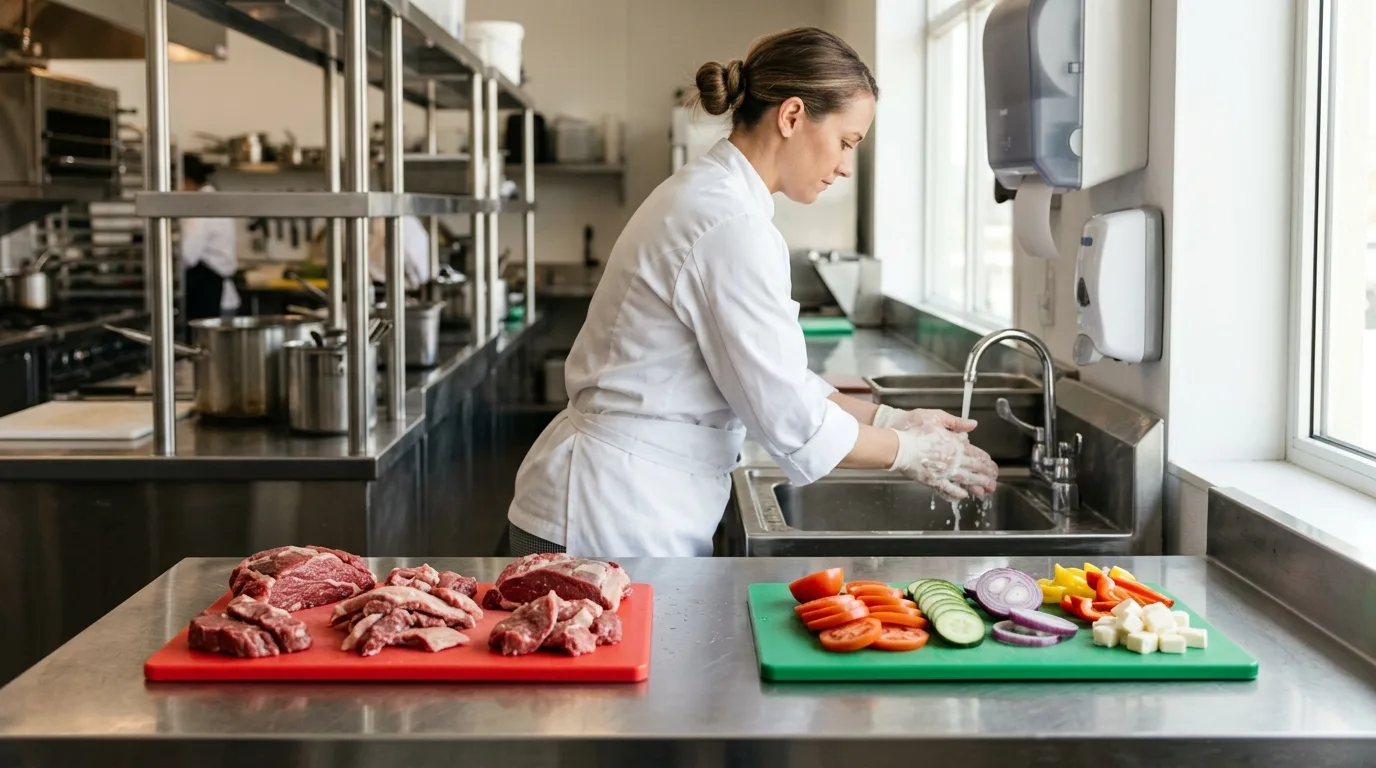 Como evitar contaminação cruzada na cozinha da pizzaria ou restaurante