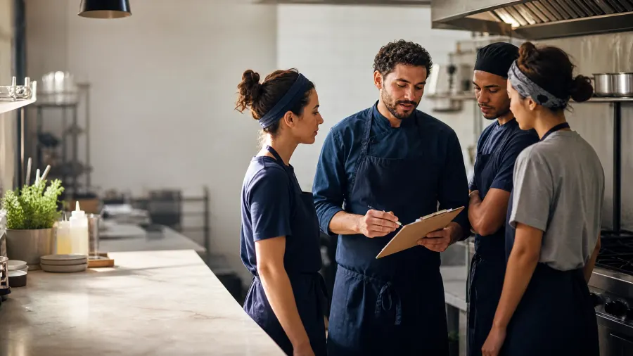 Reunião de pré-turno: um hábito simples para alinhar a cozinha antes do movimento