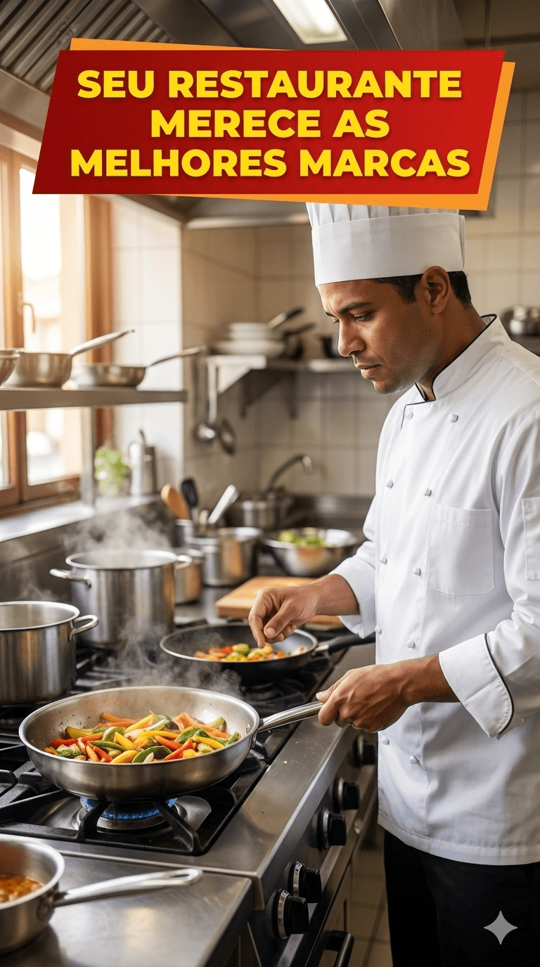 Seu restaurante merece as melhores marcas - Chef profissional