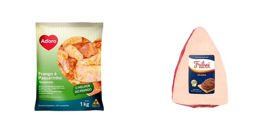 Carnes bovinas e aves
